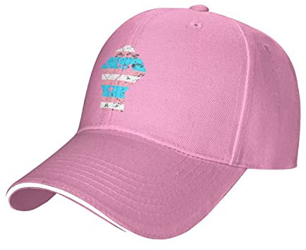 FWJZDSP Fist Transgender Unisex Baseball Cap Vintage Herren Damen Low Profile Dad Hat Einstellbar,Schwarz