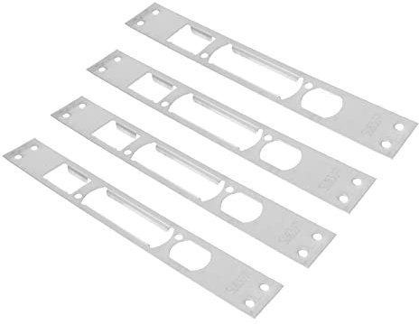 FOYTOKI Sturdy Door Plate Lock 5pcs Reinforcement Plate for Maximum Security and Easy to Use