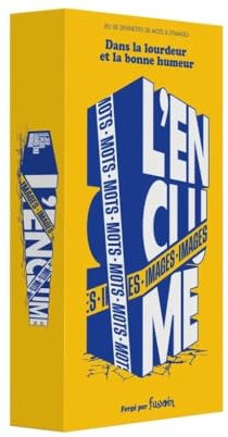 MIRALUDO L’Enclume et Images - Le Jeu Le Plus Lourd du Monde - 300 devinettes hilarantes incluant des Images