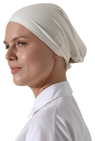 ihvan online, Hijab Kopftuch, Anti Rutsch Kopftücher Unterkappe für Frauen, Bone mit Rückbindung, Damen Muslim Hijab Cap