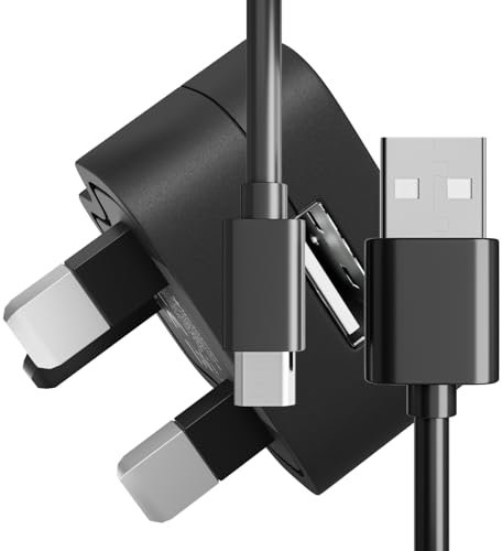 pluX Micro usb wall charger Compatible with DORO PhoneEasy 508 632 607 Doro 5030 6030 6520 612 CE