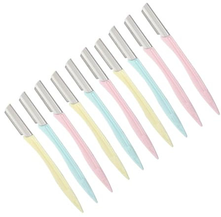 WEKADRIN 10stücke Teiliges Set Tragbare Augenbrauenrasierer Und Trimmer Für Präzise Augenbrauenformen Ergonomisches Design Für Reisen Und Professionelle Ergebnisse