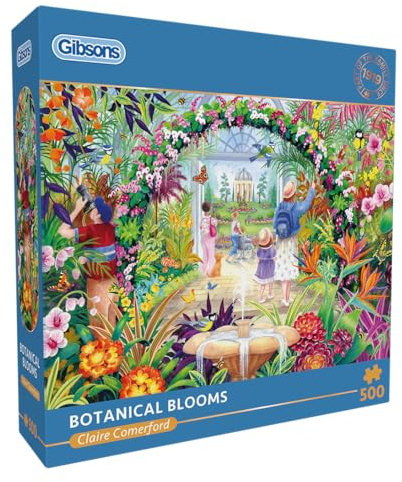 Gibsons Botanical Bloom 500 Teile Puzzle für Erwachsene B Corp