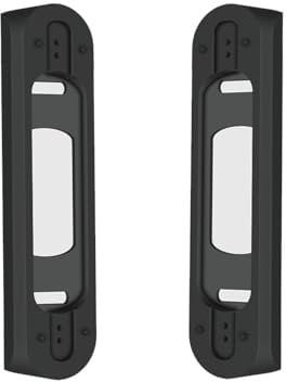GESTECH Corner Mount Bracket, 30/45 Degree Angle, Compatible with Reolink Video Doorbell 2K Battery Wireless Only (Black, TWIN PACK 30°/45°)