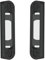 GESTECH Corner Mount Bracket, 30/45 Degree Angle, Compatible with Reolink Video Doorbell 2K Battery Wireless Only (Black, TWIN PACK 30°/45°)