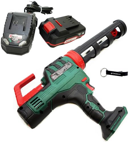 HEADNMORE® Bundle – Parkside® 20 V batteria pressa cartuccia pistola PKPA 20 (con batteria da 2 Ah inclusa) + portachiavi