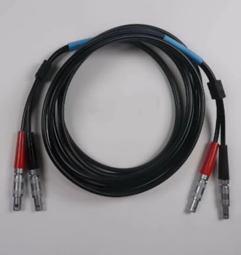 NVZPG AP Duales RG174-Industrie-Koaxial-UT-Kabel, kompatibel mit LEMO 00 bis LEMO 00, for zerstörungsfreie Prüfgeräte