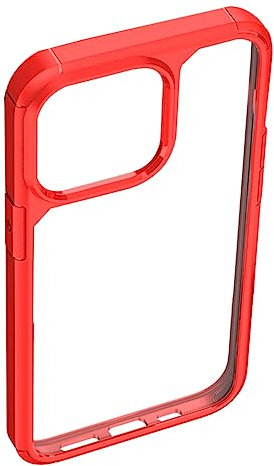 UTHCLO Caja Inastillable del Teléfono Móvil Caja del Teléfono Móvil Caja del Teléfono Celular Caja del Teléfono Claro Rojo