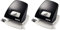 Leitz Pratica Perforatrice da Ufficio Standard, Capacità fino a 25 Fogli, Nero, Metallo, Guida di Arresto con Barra di Selezione del Formato, Gamma NeXXt, 50050095 (Confezione da 2)