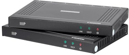 Monoprice Blackbird 4K Pro HDBaseT Extender Kit, 100 m mit PoH, RS232, HDCP 2.2