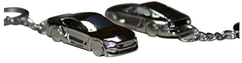 Tollube Porte-clés Mustang Premium modèle Argent