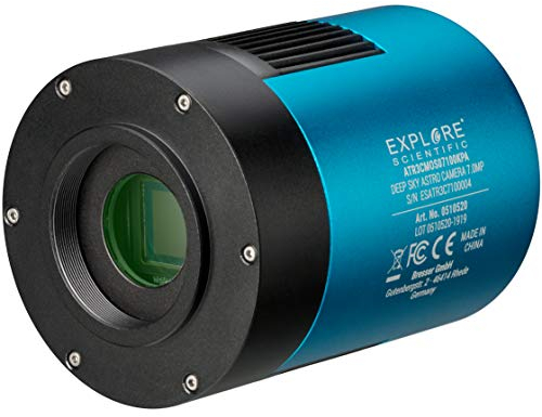 Explore Scientific Deep Sky Astro Farb Kamera 7,1MP USB 3.0 mit großem und extrem empfindlichen Sony Exmor IMX428 CMOS Sensor und aktiver Kühlung