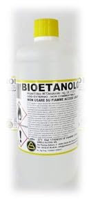 Flacon de bioéthanol à 96°, 1 L
