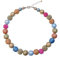 Feliss Handmade: Ketten aus Perlen, Halskette Damen. Statement Kette 45 cm lang in Boho Style. Choker Halsband, aesthetic Necklace Schmuck. Beads Perlenkette für Frauen in bunt mit Glasperlen