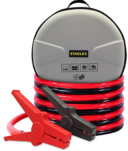Stanley 201875 Câbles démarrage pour Batterie Voiture 35 mm² - 4,5 m