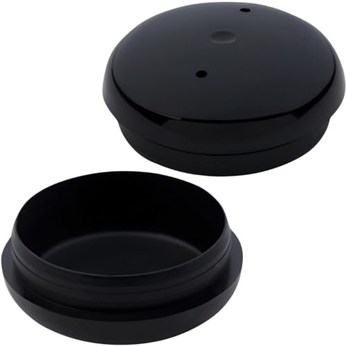 Project Patio 1-1/2 Wrought Iron Patio Furniture Glides Outdoor Chair Leg Floor Protector Feet - End Cap - Inserts - Deluxe (8 Pack - Black)