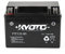 Batteria moto Kyoto SLA YTZ12S AGM - Senza manutenzione - 12 V 11 Ah - Dimensioni: 150 x 87 x 110 mm compatibile con HONDA Silver Wing 400 400 2001