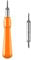 1Pc Doorbell Screwdriver Replacement Industrial Grade Alloy Steel Double-Ended Screwdriver Tool for Doorbell Battery Change and WiFi Password Reset (Orange)