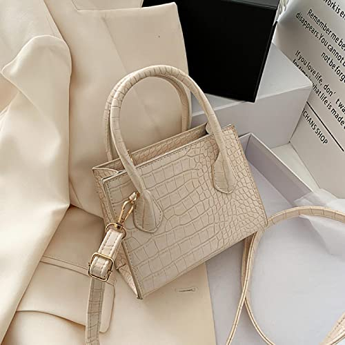 Damenhandtaschen Krokodilmuster Frauen Kleine Quadratische Taschen Klassische Pu-Leder Damen Umhängetaschen Weibliche Mini Mädchen Klappe Umhängetaschen 17
