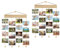 Genérico ABACHI WOOD-Marco Fotos de Madera para Pared, Colgar Fotos Pared con Pinzas, para Manualidades, Decoración del Hogar y Regalos, (40 x 4 x 2 cm), 2 Packs