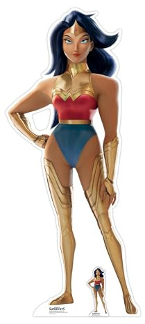 Star Cutouts SC4072 Wonder Woman DC League of Super-Pets Cardboard Cutout – Kids Party Decoration, Superhero Display & DC Fan Gift