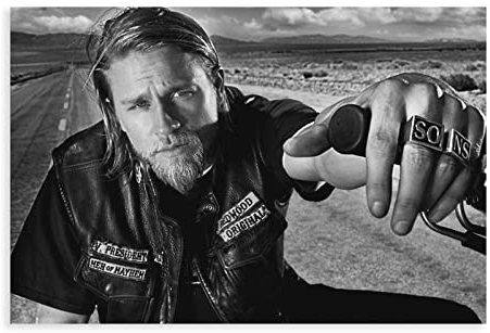 Schauspieler Charlie Hunnam 19 Leinwand-Poster, Schlafzimmer, Dekoration, Sport, Landschaft, Büro, Raumdekoration, Geschenkrahmen: 30 x 45 cm