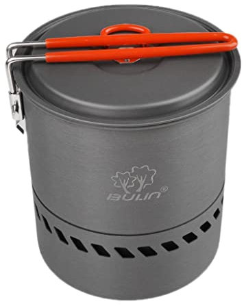 barenx Tragbarer Wärmetauscher, 1,5 l, für 1–2 Personen, für Outdoor-Kochgeschirr, Camping-Wasserkocher