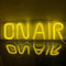 ON AIR gelb Neonlicht LED Neon Schild USB Licht Lampe Reklame Leuchte Party Nachtlicht Wand Dekoration Hintergrund Beleuchtung Deko Wandleuchte Gaming Gamingroom Setup Streamer BAR Tür