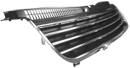 Kühler- Sport- Front- Rippen- Grill ohne Emblem Eintragungsfrei Chrom Rippen passend für VW Passat 3BG 2000-2005
