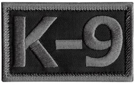 K-9 Patch (7,6 cm) Bestickt Subdued (Hook + Loop) K9 Handler Badge Canine Dogs Harness Dog Jacket Weste, Training Gift Patches