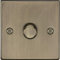 1G 2-way 10-200W (5-150W LED) Intelligent dimmer - Antique Brass