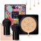 CC Cream Air Cushion Foundation volle Deckkraft Grundierung und Pilz Luftkissen BB Creme für makelloses Make up, Volldeckendes Make-up Langlebig und wasserfest (Natürliches)