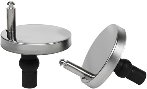 2 Stück WC Sitz Befestigungsset, Edelstahl Scharnier für Toilettendeckel, für Toilettensitz Toiletten Sitz Reparatur Teile, Toiletten Sitz Schrauben Zubehör