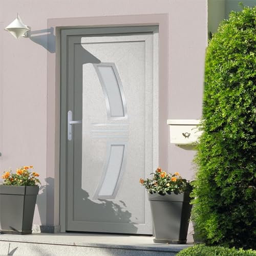 ShGaxin Porta Ingresso Bianca 88x200 cm in PVC,Porte d'ingresso,Porta Ingresso,Porta Ingresso Casa da Interno-3187921