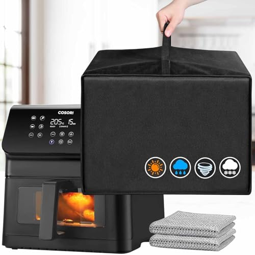Protezione antipolvere per friggitrice ad aria compressa COSORI Turboblaze 6,2L/6L custodia protettiva per Philips Essential 6.2L (HD9270/90)/ Ninja AF400EU/AF300EU/AF180EU, copertura per friggitrice