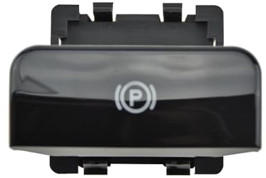 QKLsudua Interrupteur électronique de frein à main frein de parking compatible avec Peu-geot 3008 5008 Ci-troen C4 II Pi-casso & G-rand DS4 470706 470703-Noir brillant