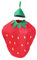 Siepificius Costume de fruits pour adulte - Costume de costumade pour homme et femme - Fraise