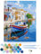 CEOVR Scenery Paint by Numbers for Adults Beginners,16x20in,DIY Landscape Oil Painting Kits,Frameless,Boat on The Riverbank