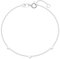 MATERIA Herz Armband 925 Silber - zarte Damen Armkette Sterlingsilber verlängerbar 16,5cm + 2cm SA-104-Silber