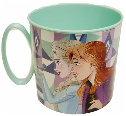 ALMACENESADAN, 5074, Taza apta para microondas, capacidad 265ml, producto reutilizable; (ice magic)