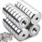 28 Stück Magnete Stark mit Loch 6KG Kraft 16x5mm, Neodym Magnet mit Loch Magnete Rund Neodym Magneten Extra Stark Magnet zum Anschrauben Senkkopf-Topfmagnet mit Schrauben