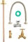 Hiatt Hardware Kit de robinet de jardin PFTE, installation simple à monter soi-même, kit de débit d'eau extérieur, sans coupe, bibtap meilleur kit d'alimentation en eau domestique