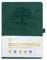 hurifeng A5 Notizbuch mit Hardcover - Hochwertiger PU-Leder Einband, 196 Seiten auf Doryn Papier, Drahtbindung, Perfekt für Business und Büro (Grün)
