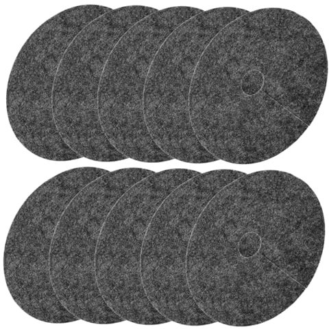 Abaodam 20 Stück Unkrautbarriere Matten Vliesstoff für Blumentöpfe Atmungsaktive Schutzmatten für Pflanzen Effektive Unkrautkontrolle im Garten