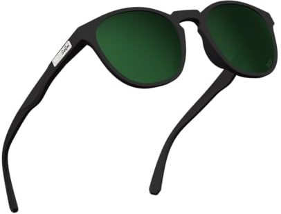 SunGod Miras™ Sunglasses - Lightweight Eyewear with UV400 Protection Frame - Black Green