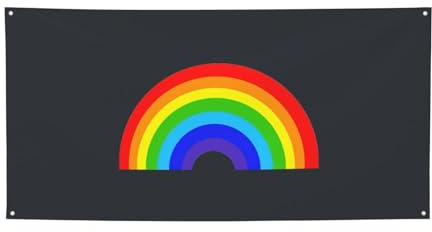 Vielseitiges Party-Banner mit Regenbogen-Druck, Erntedank- und Geburtstagsdekoration, für alle Gelegenheiten