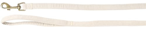 Hundeleine - Janka Hundeleine aus Nylon - Verstellbar - Robuster Karabinerhaken - Beige - 130 cm x 15 mm - Flamingo
