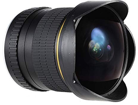 JINTU 8mm F3.0 Fisheye Lens Manual Focus SLR Camera Lenses Compatible with Canon 5D 6D 7D Mark II III 3 200D 80D 70D 650D 60D Rebel T5i T4i T3i T3 T2i T1i T2 T3 SLR Camera with Carry Bag + Lens Hood