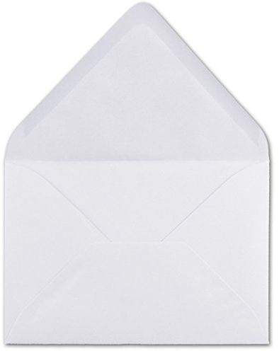 200 DIN C5 Briefumschläge hoch-weiss - 22,0 x 15,4 cm - 120 g/m² Nassklebung Post-Umschläge ohne Fenster ideal für Weihnachten Grußkarten Einladungen von Ihrem Glüxx-Agent