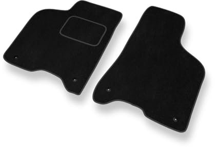Mossa - Fußmatten Auto kompatibel mit SEAT Arosa I (1997-2000) - Premium Velours Schwarze Automatten Autoteppiche